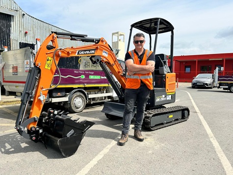 FIRST DEVLON ELECTRIC EXCAVATORS DELIVERED