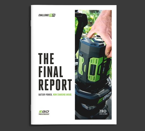 EGO'S BATTERY POWER CAMPAIGN COMES TO AN END