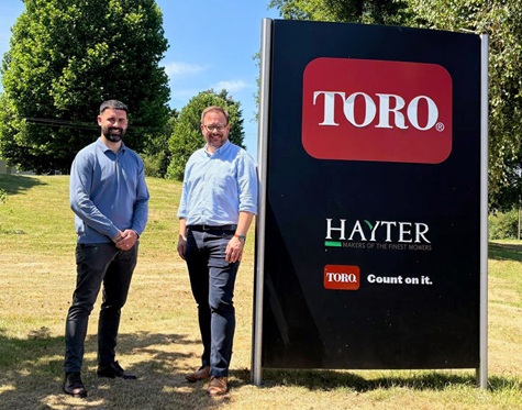 TORO APPOINT NEW TERRITORY MANAGER
