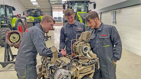 claas apprentices engine sml