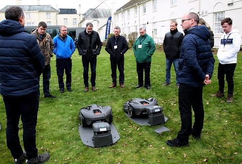 demo of robotics mowers sml