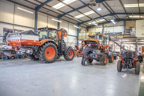 kubota george Browns Witney workshop